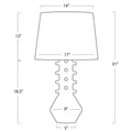Regina Andrew, NORWAY CERAMIC TABLE LAMP, TABLE LAMPS