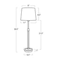 Regina Andrew, AUBURN CRYSTAL BUFFET LAMP, TABLE LAMPS