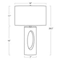 Regina Andrew, PORTIA MARBLE TABLE LAMP, TABLE LAMPS