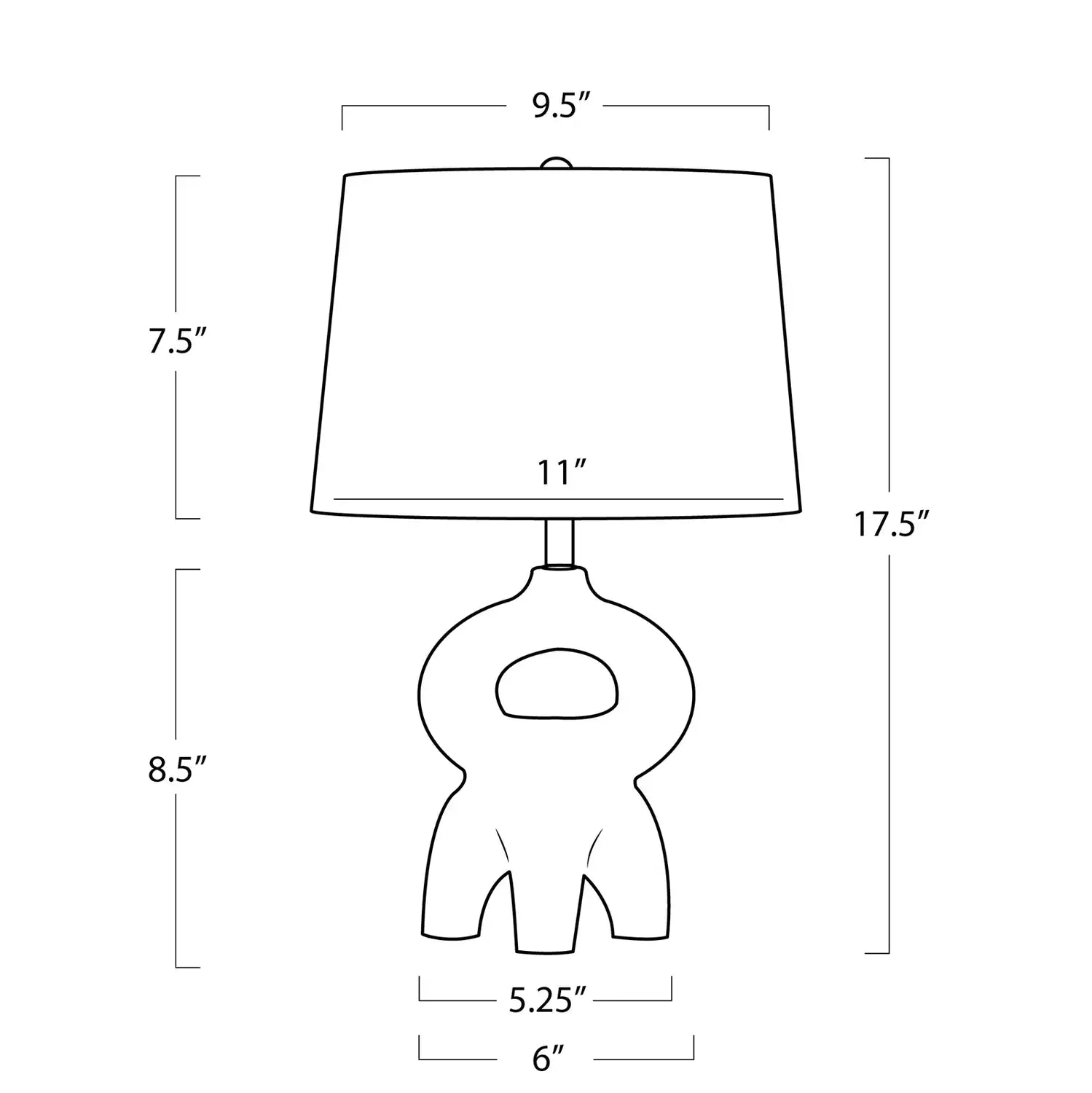 Regina Andrew, JACOB METAL LAMP, TABLE LAMPS