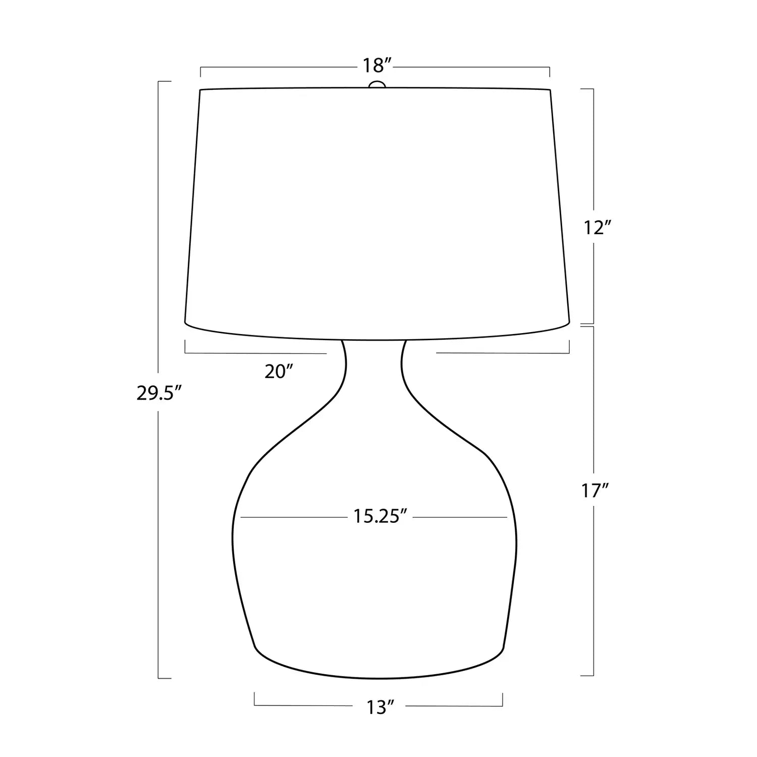 Regina Andrew, CAMPAGNA TABLE LAMP, TABLE LAMPS