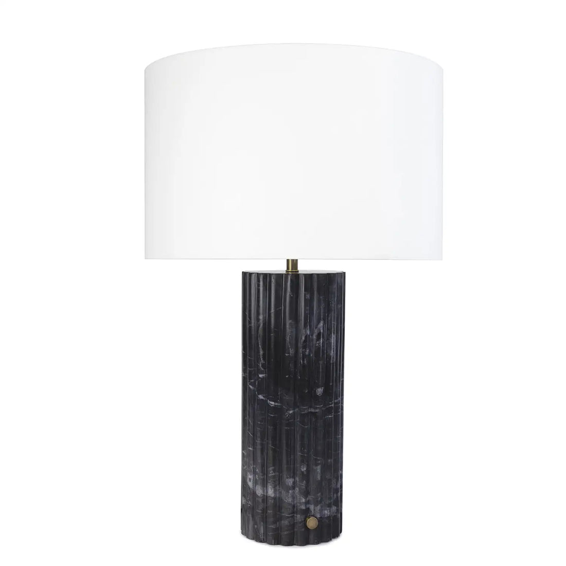 Regina Andrew, TAMBOUR MARBLE TABLE LAMP, TABLE LAMPS