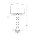 Regina Andrew, CREW WALNUT BUFFET LAMP, TABLE LAMPS