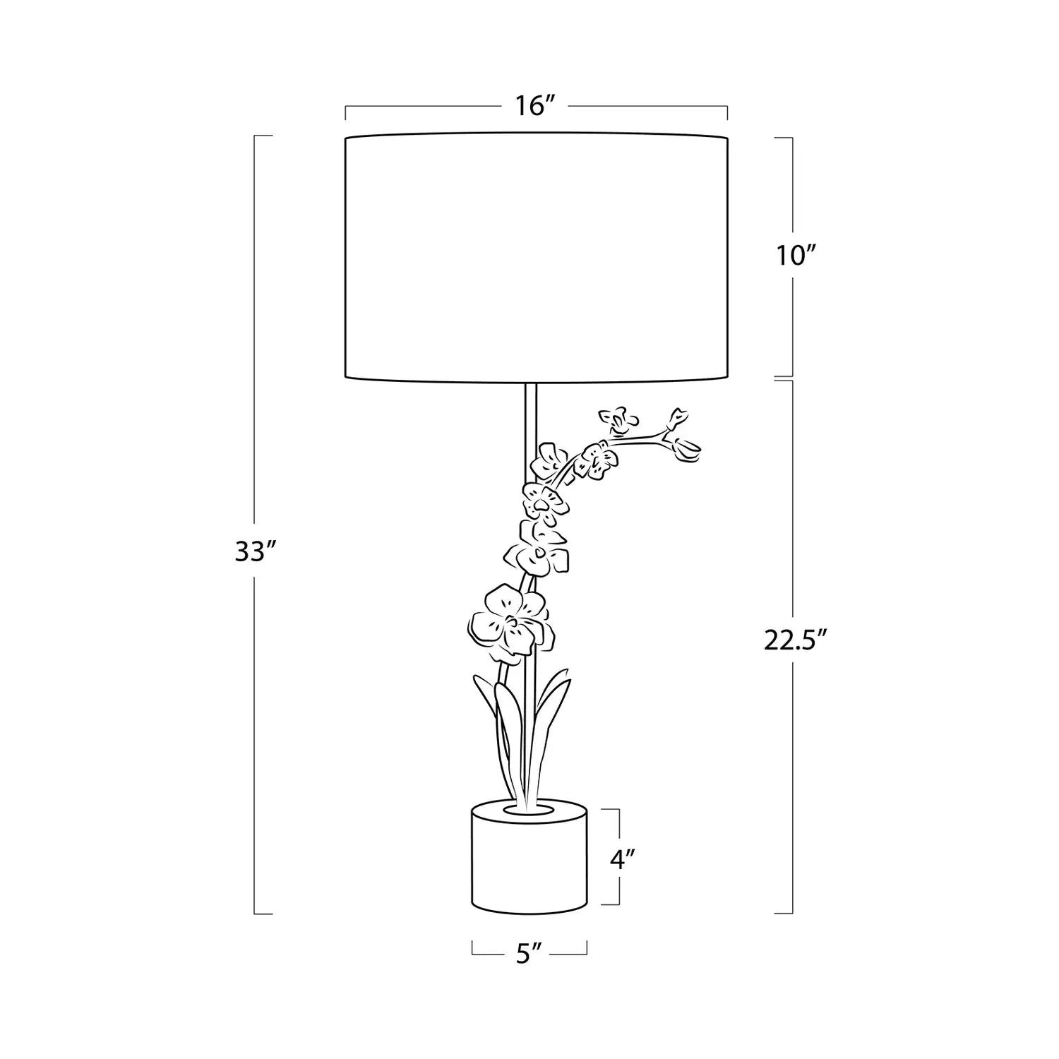 REGINA ANDREW, THYLANE BUFFET LAMP, TABLE LAMPS