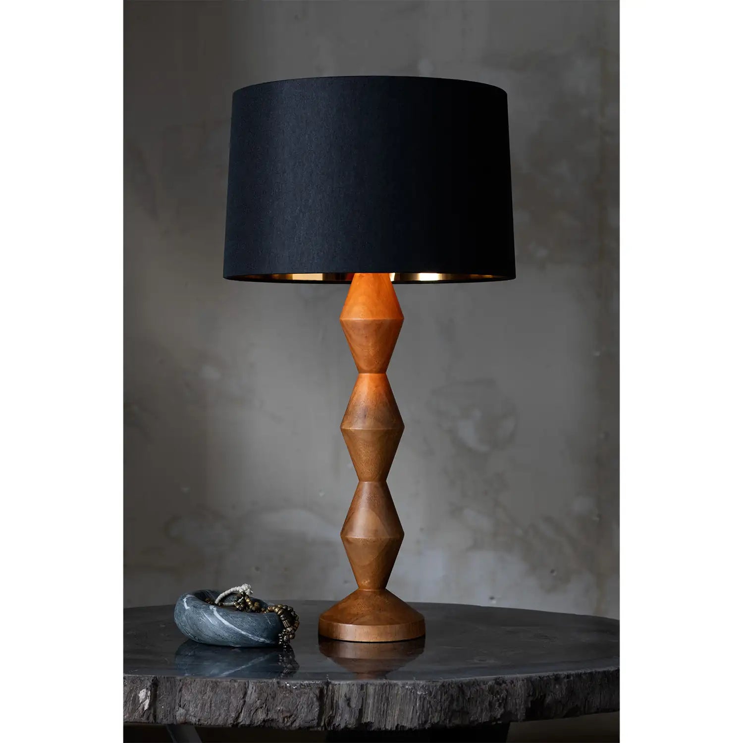 Regina Andrew, CREW WALNUT BUFFET LAMP, TABLE LAMPS