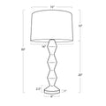 Regina Andrew, CREW TRAVERTINE BUFFET LAMP, TABLE LAMPS