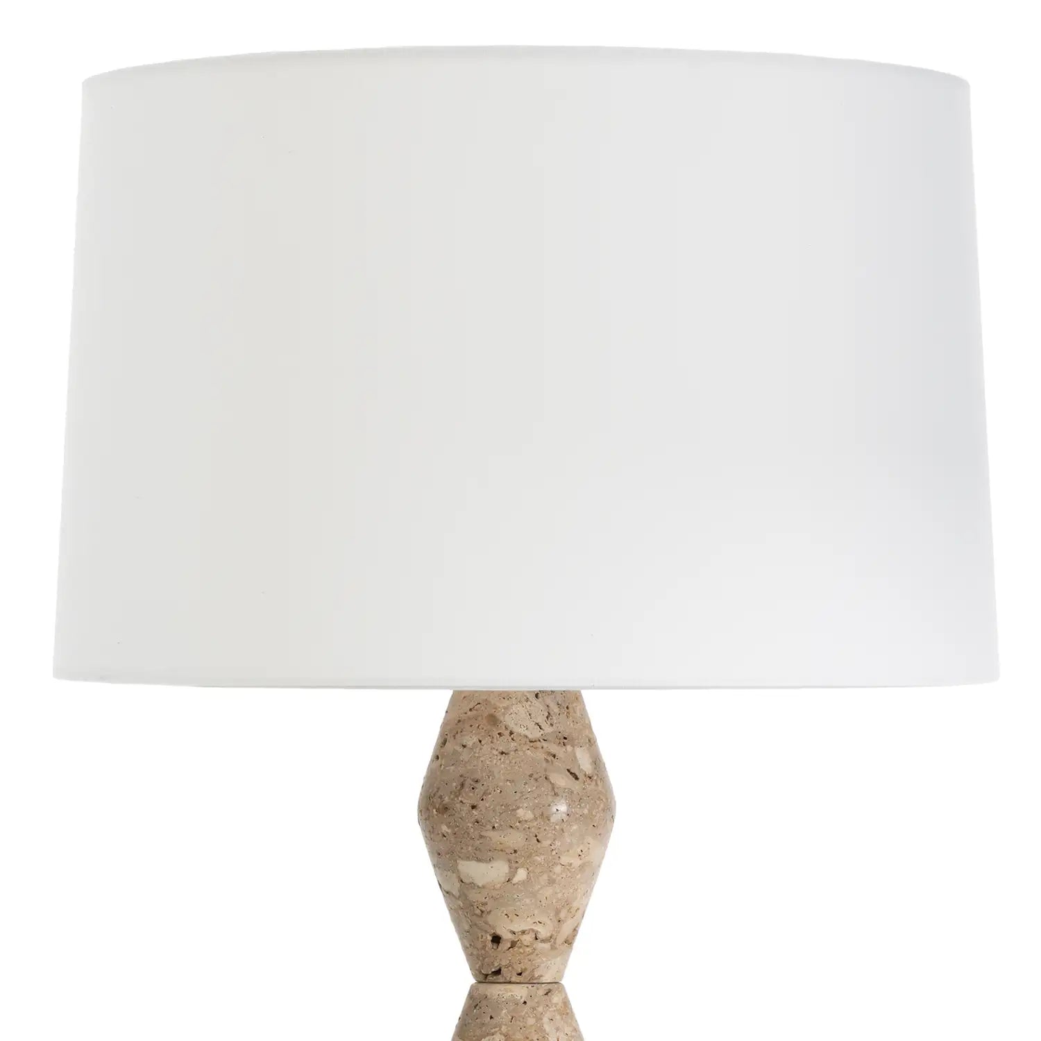 Regina Andrew, CREW TRAVERTINE BUFFET LAMP, TABLE LAMPS