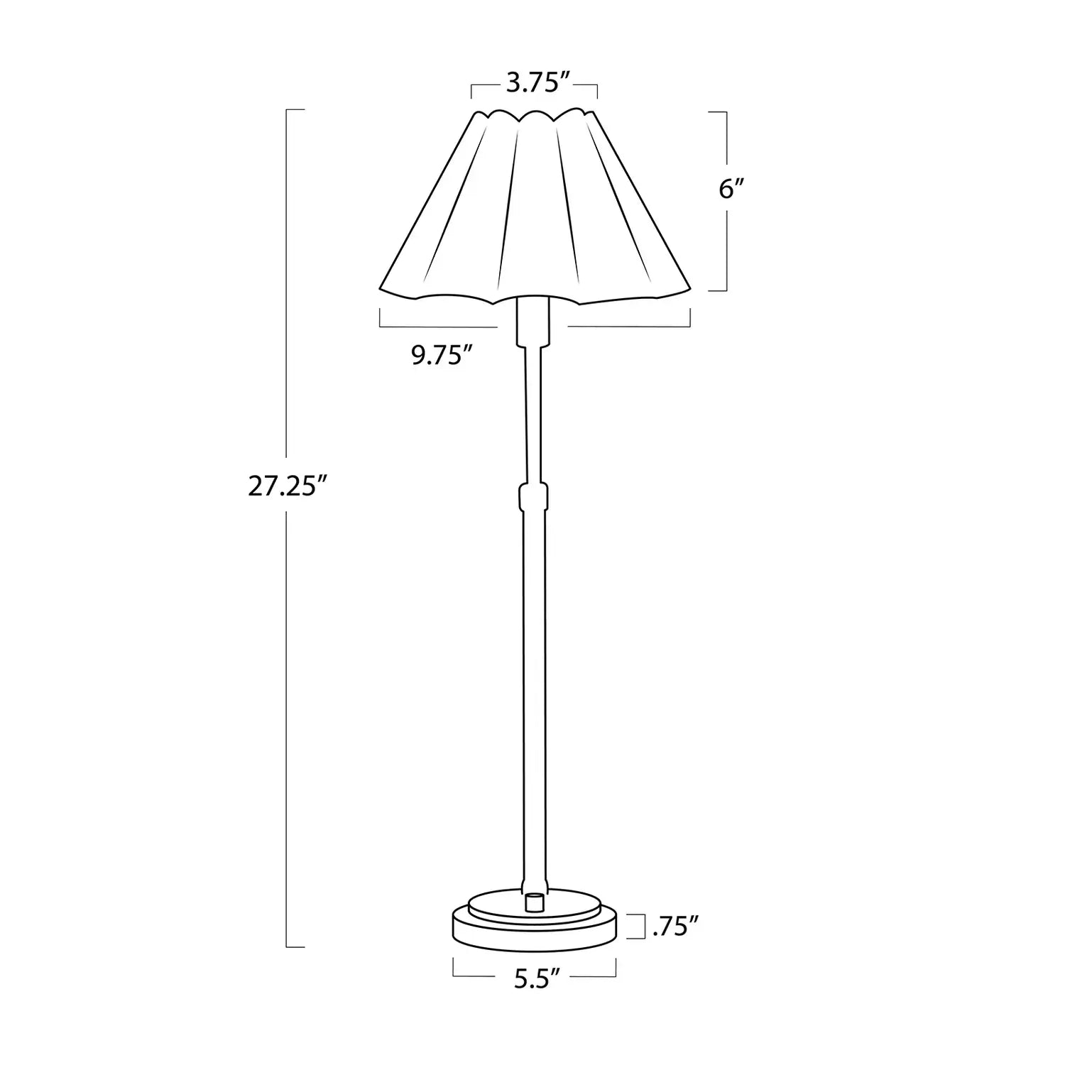 Regina Andrew, POLLY BUFFET LAMP, TABLE LAMPS