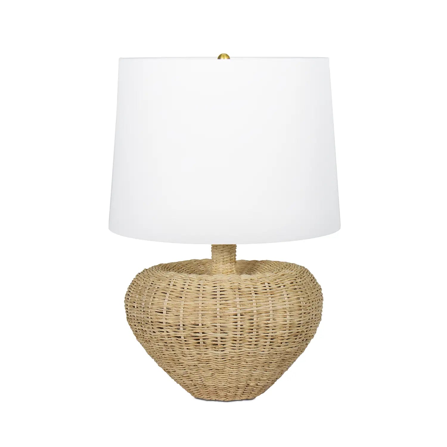 Regina Andrew, AVERY RATTAN TABLE LAMP, TABLE LAMPS