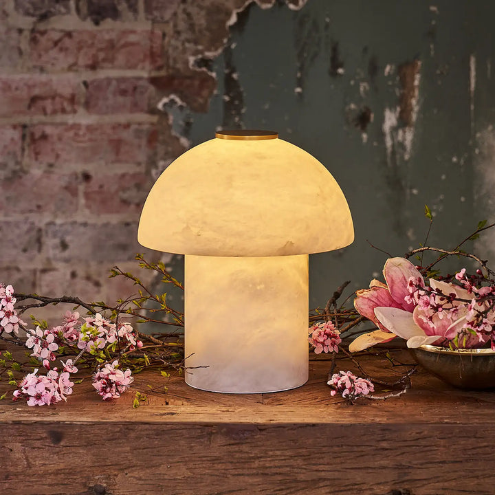 REGINA ANDREW, REGINA ANDREW BONNIE ALABASTER LAMP, TABLE LAMPS