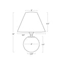 Regina Andrew, GIORGIO CRYSTAL LAMP, TABLE LAMPS