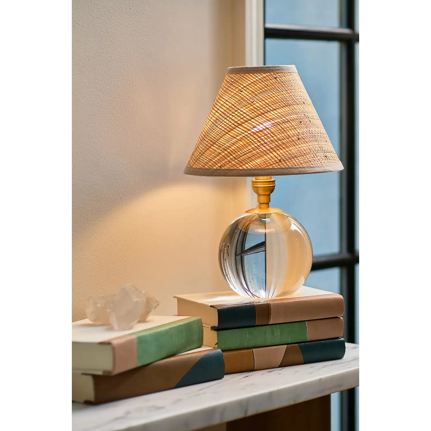 Regina Andrew, GIORGIO CRYSTAL LAMP, TABLE LAMPS