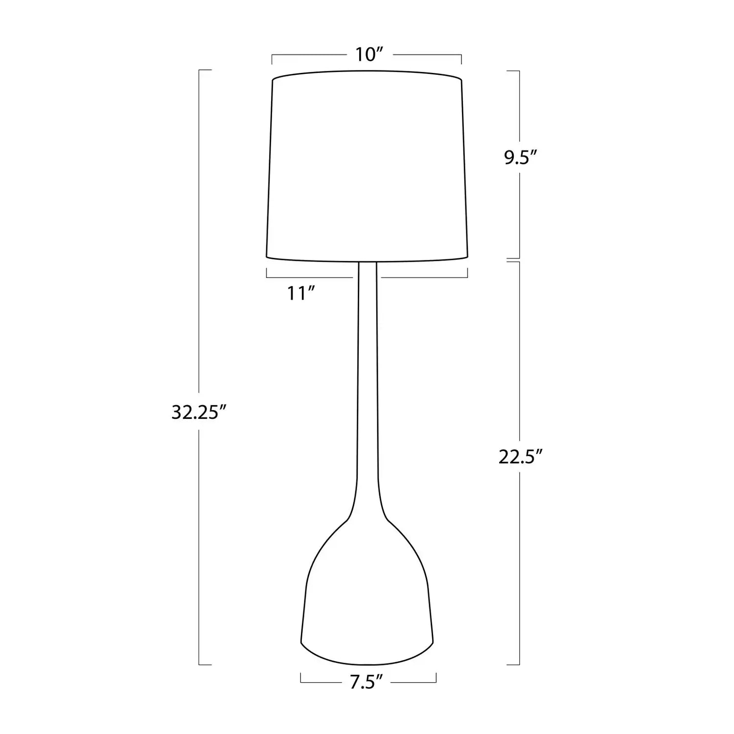 Regina Andrew, LOGAN BUFFET LAMP, TABLE LAMPS