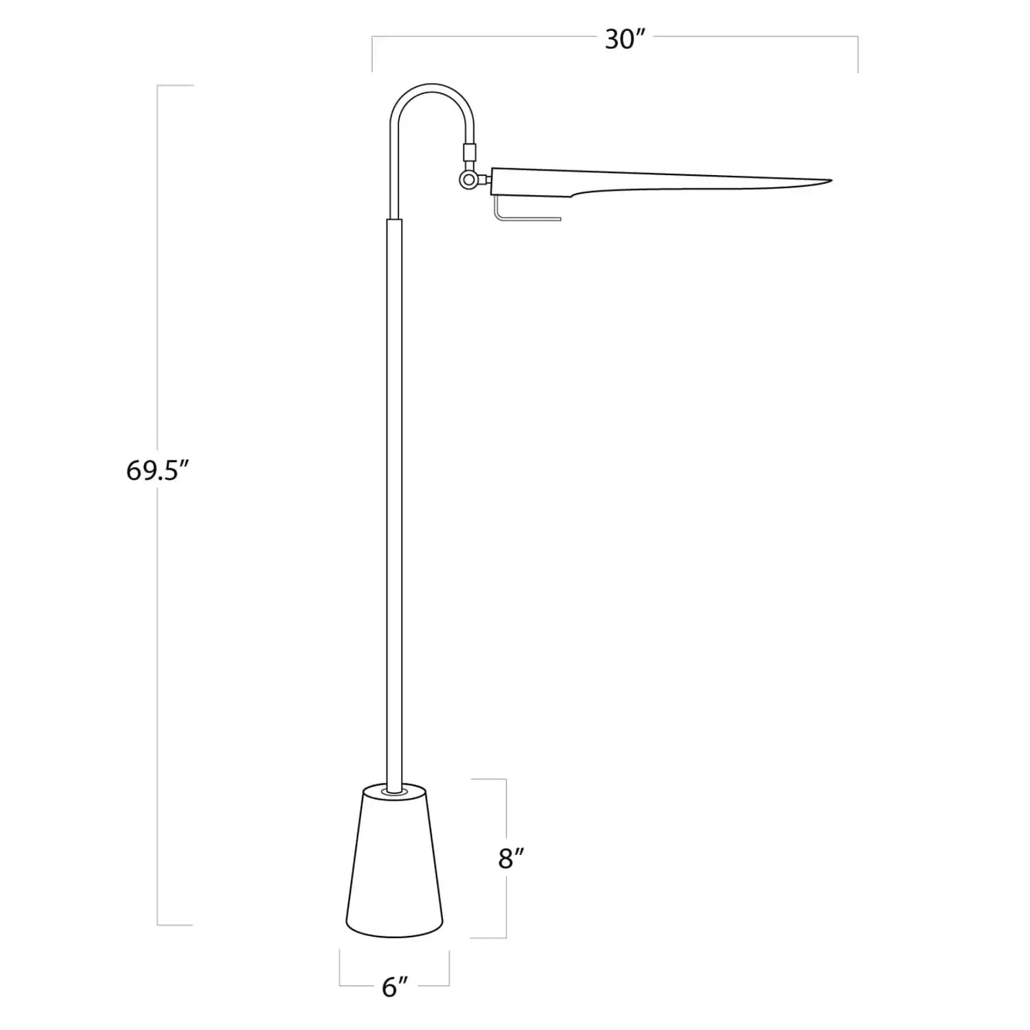 Regina Andrew, RAVEN FLOOR LAMP, FLOOR LAMP