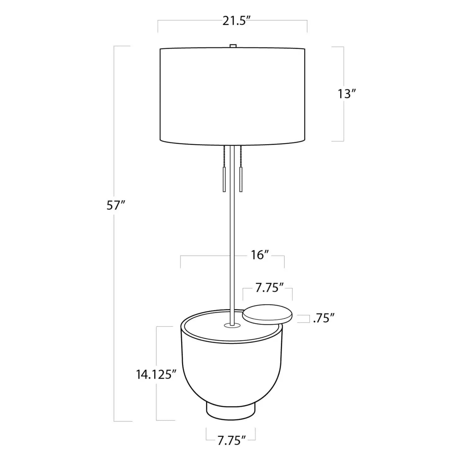 Regina Andrew, THEO FLOOR LAMP, FLOOR LAMP