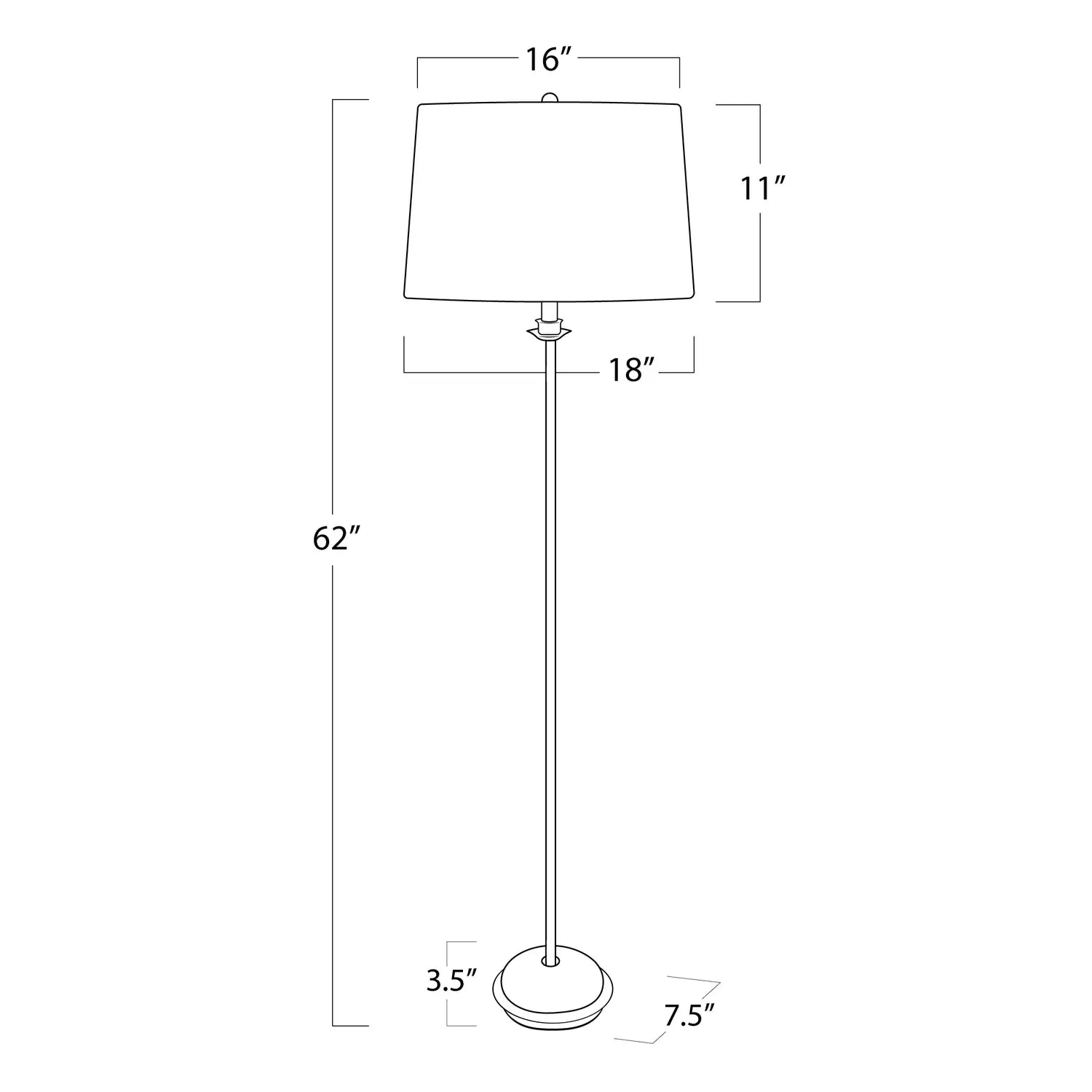 Regina Andrew, FISHER FLOOR LAMP, FLOOR LAMP
