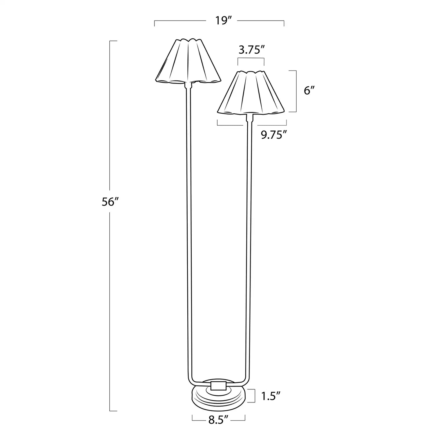 Regina Andrew, POLLY FLOOR LAMP, FLOOR LAMP