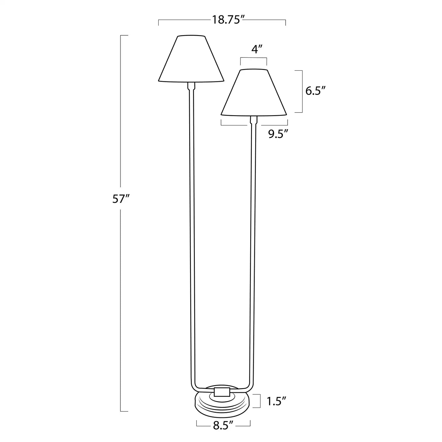 Regina Andrew, POLLY FLOOR LAMP, FLOOR LAMP