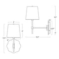 REGINA ANDREW, MIA SWING ARM SCONCE, WALL SCONCES