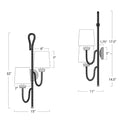Regina Andrew, BIMINI SCONCE DOUBLE, WALL SCONCES
