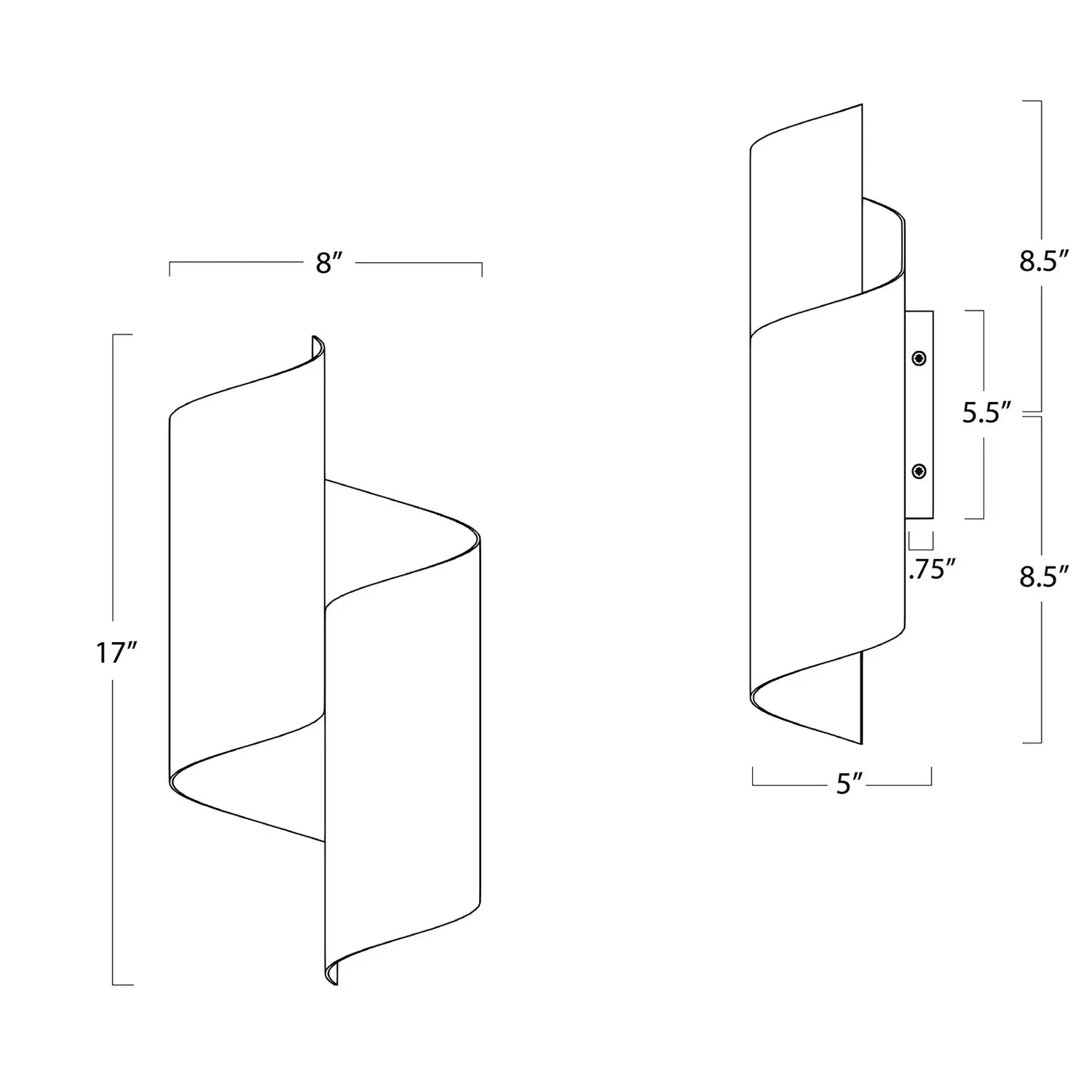 Regina Andrew, FOLIO SCONCE, WALL SCONCES