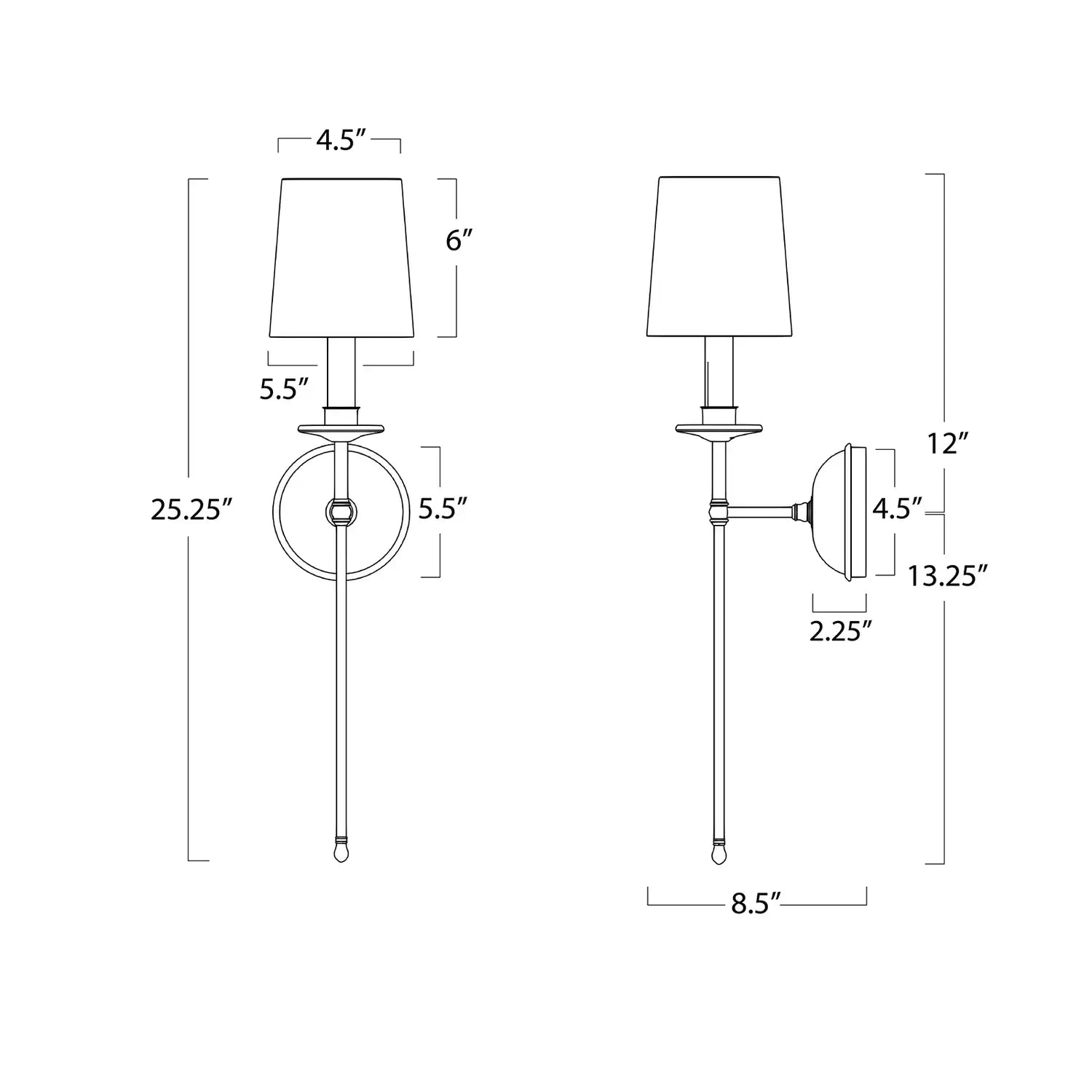 Regina Andrew, FISHER SCONCE SINGLE, WALL SCONCES