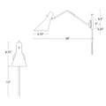 Regina Andrew, SPYDER SINGLE ARM SCONCE, WALL SCONCES