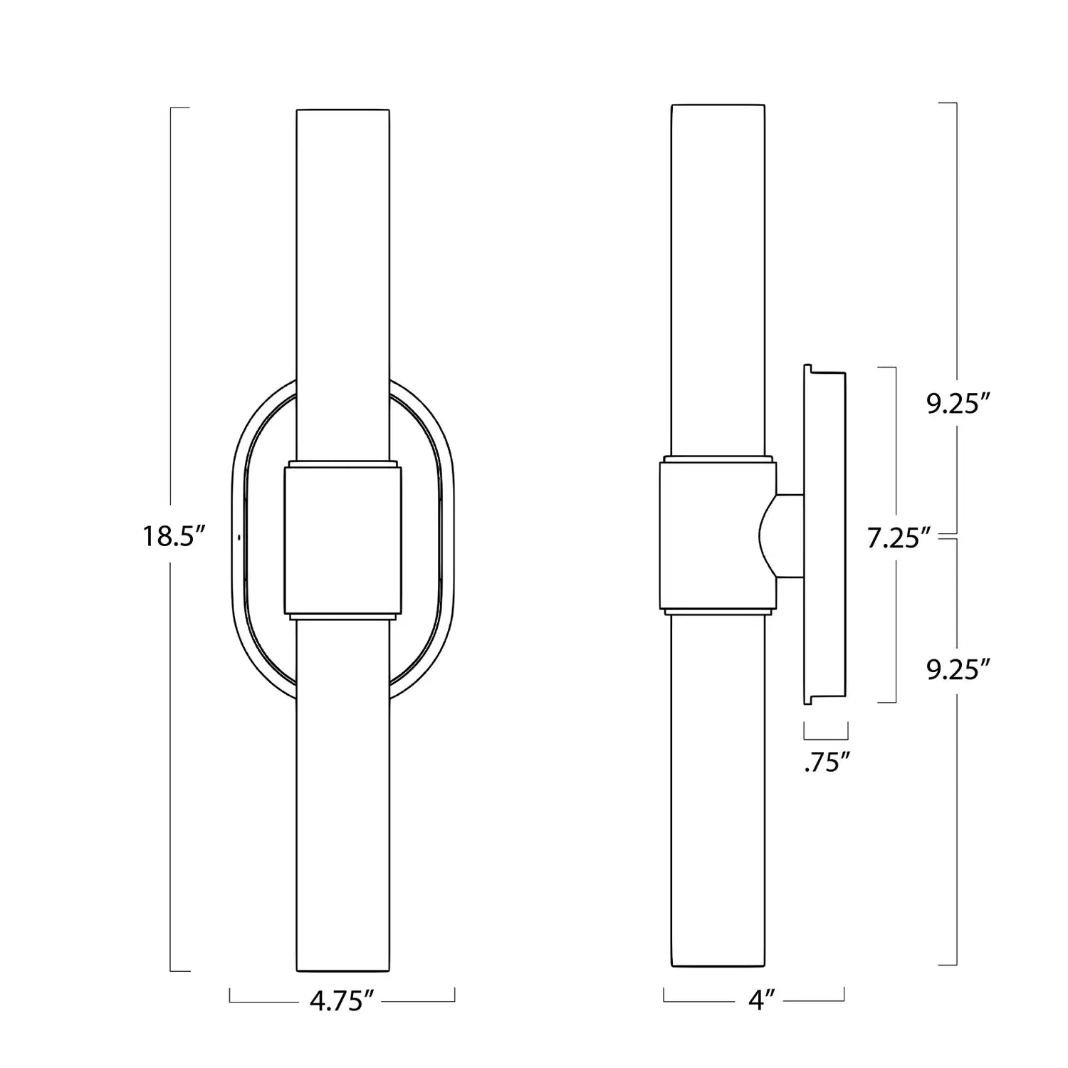 Regina Andrew, DIXON SCONCE DOUBLE, WALL SCONCES