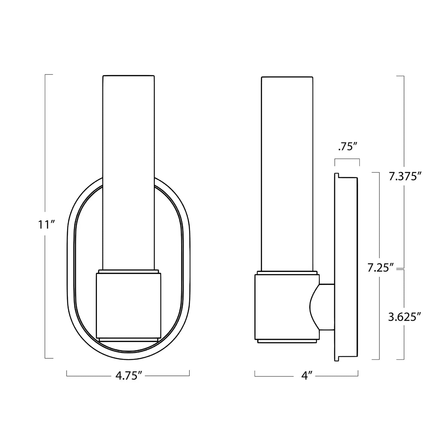 Regina Andrew, DIXON SCONCE SINGLE, WALL SCONCES