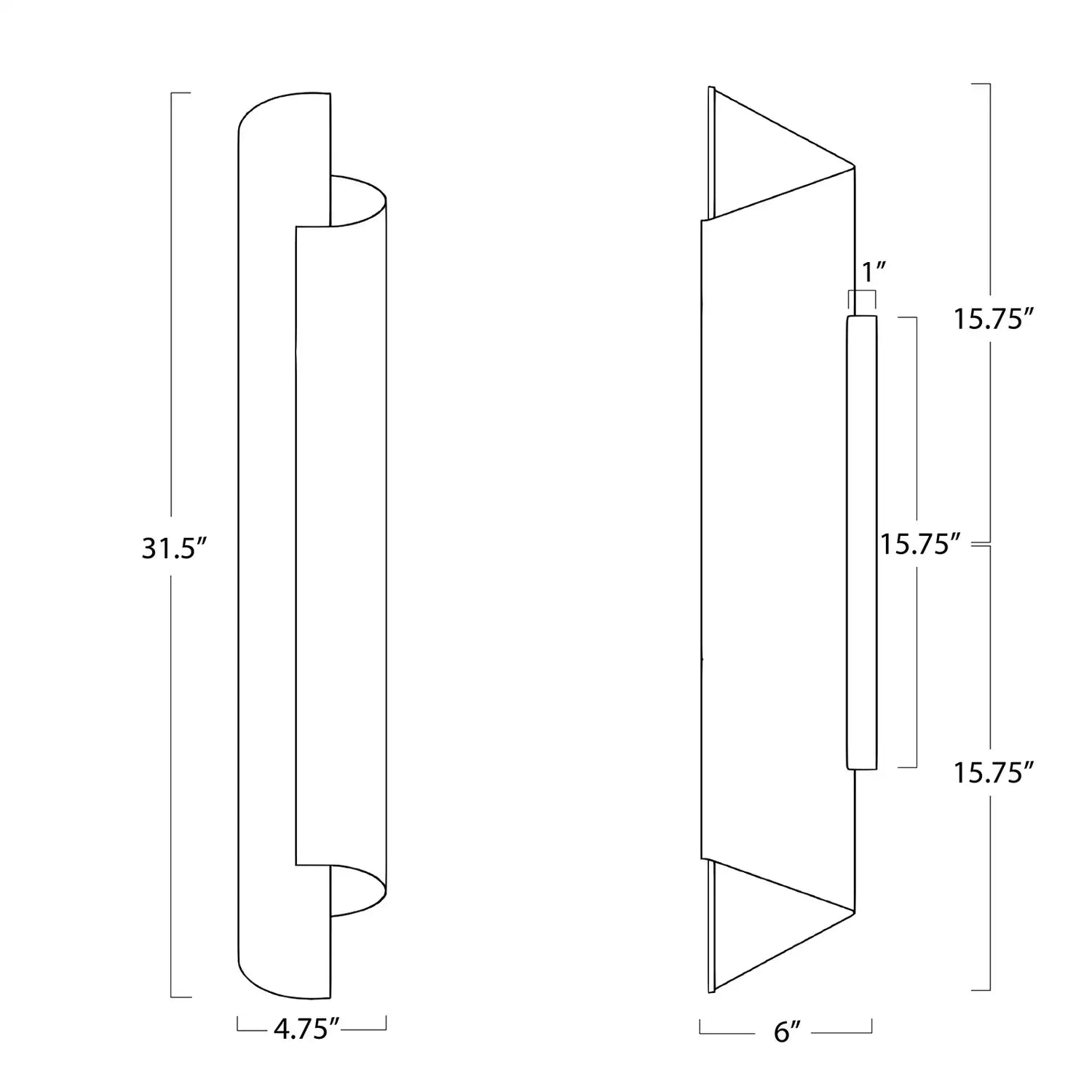 Regina Andrew, FLUTE SCONCE, WALL SCONCES