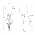Regina Andrew, RIVER REED SCONCE SINGLE, WALL SCONCES