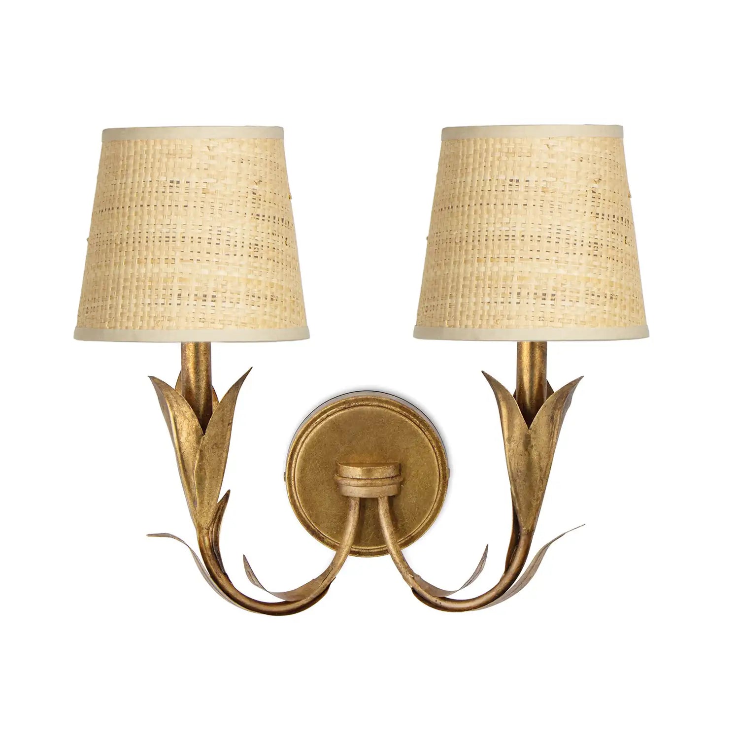 Regina Andrew, RIVER REED SCONCE DOUBLE, WALL SCONCES