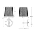REGINA ANDREW, FRANKLIN SCONCE, WALL SCONCES