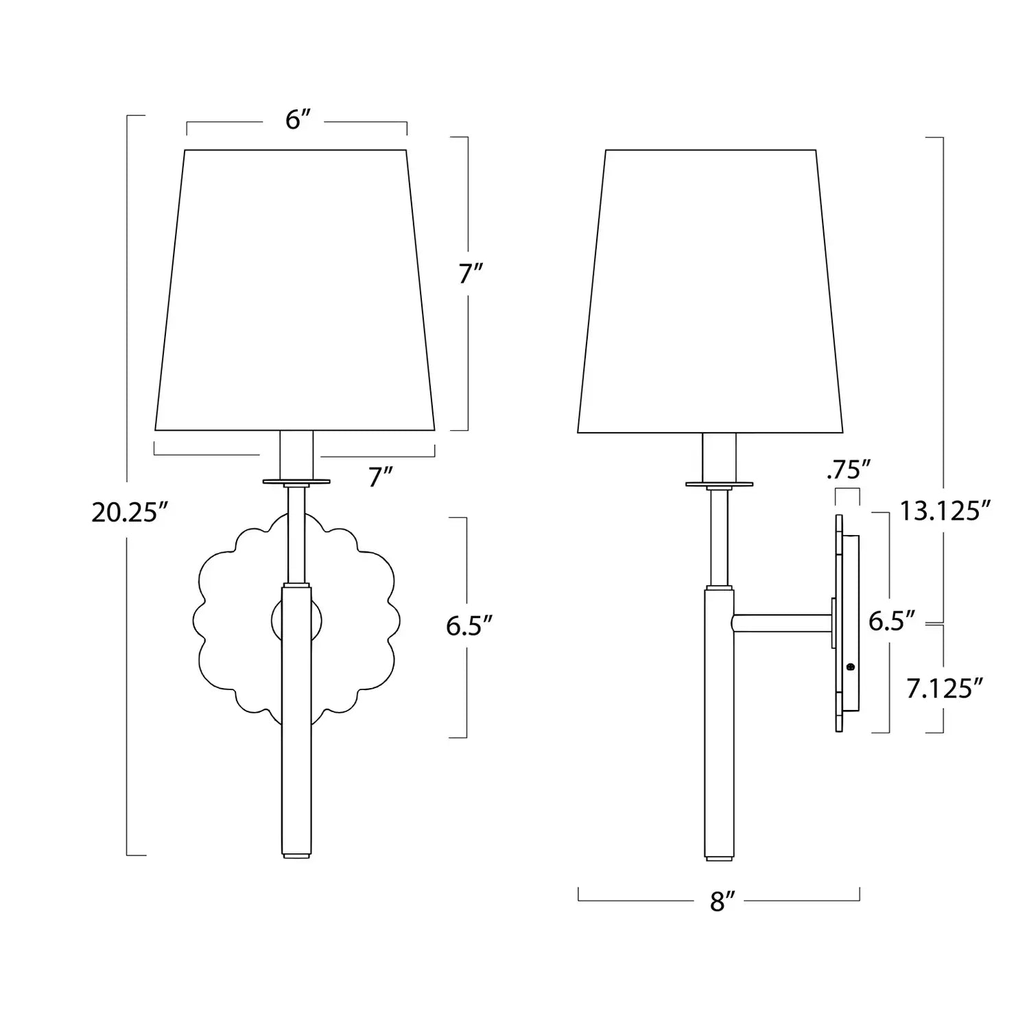 Regina Andrew, DAISY SCONCE, WALL SCONCES