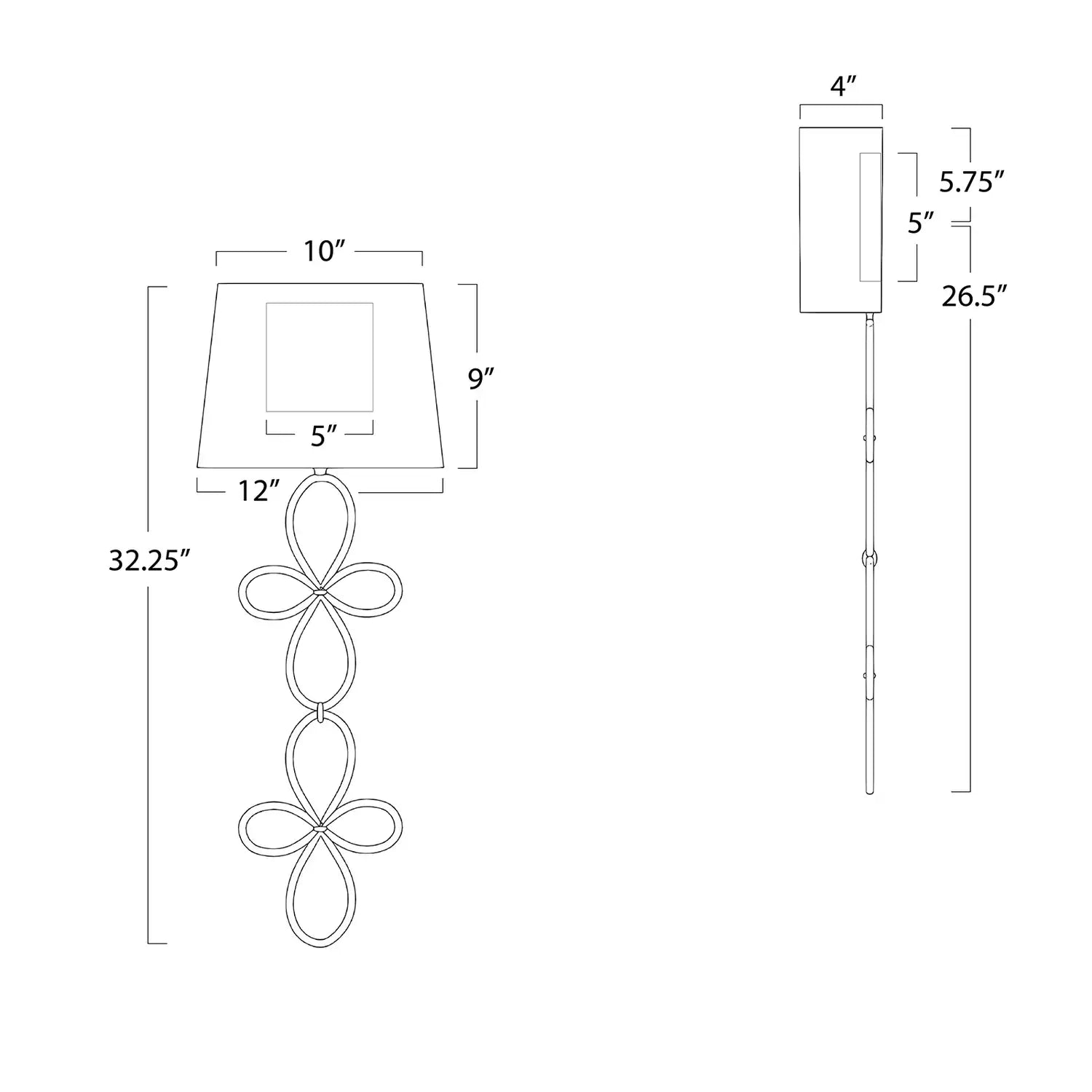 Regina Andrew, MINUET SCONCE, WALL SCONCES