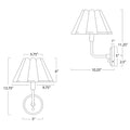 Regina Andrew, POLLY SCONCE SINGLE, WALL SCONCES