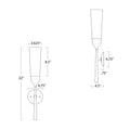 Regina Andrew, MOUSSEAUX SCONCE, WALL SCONCES