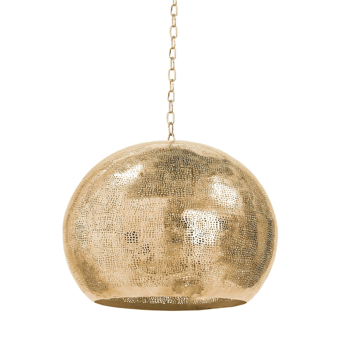 Regina Andrew, PIERCED METAL SPHERE PENDANT, PENDANT LIGHT