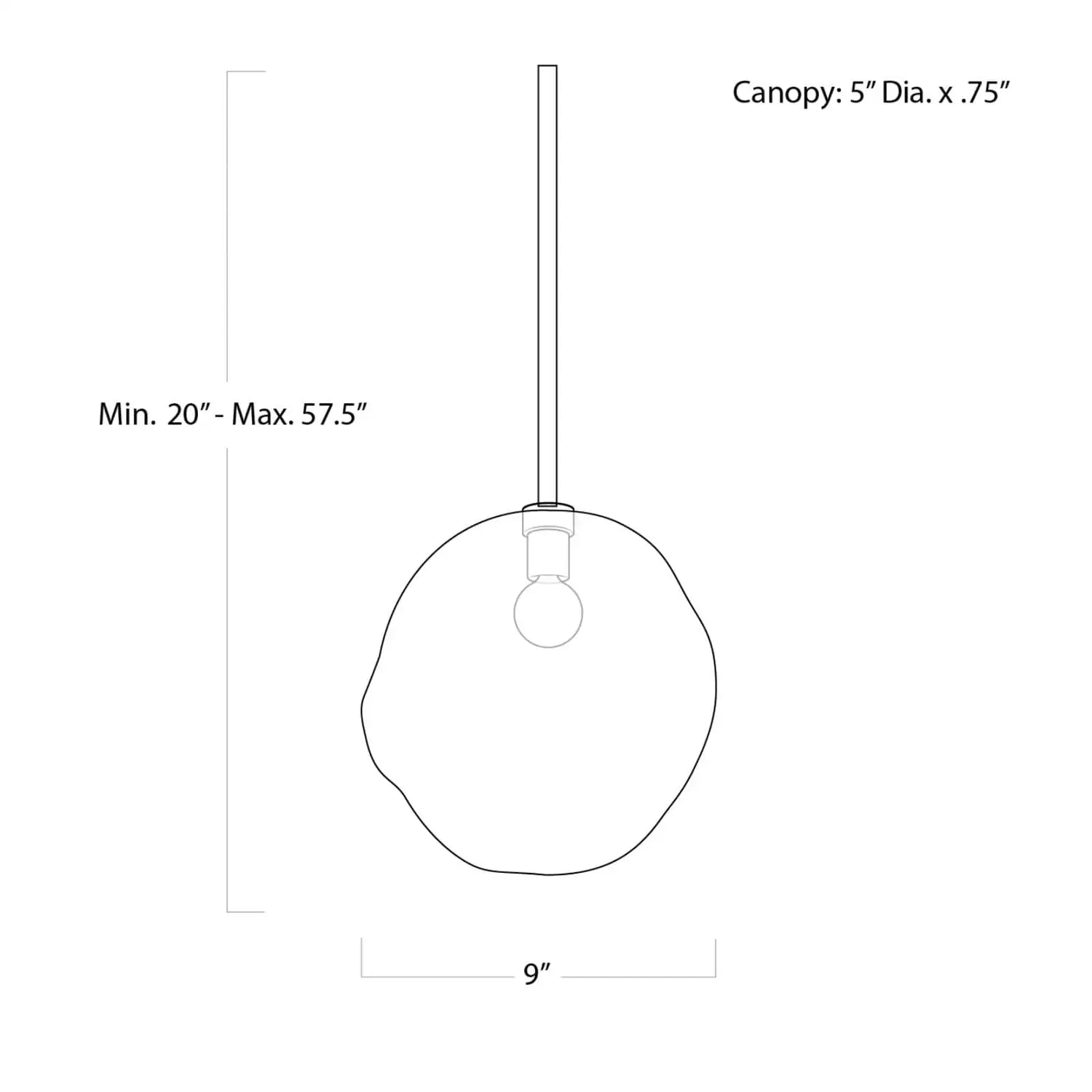 Regina Andrew, MOLTEN PENDANT, PENDANT LIGHT