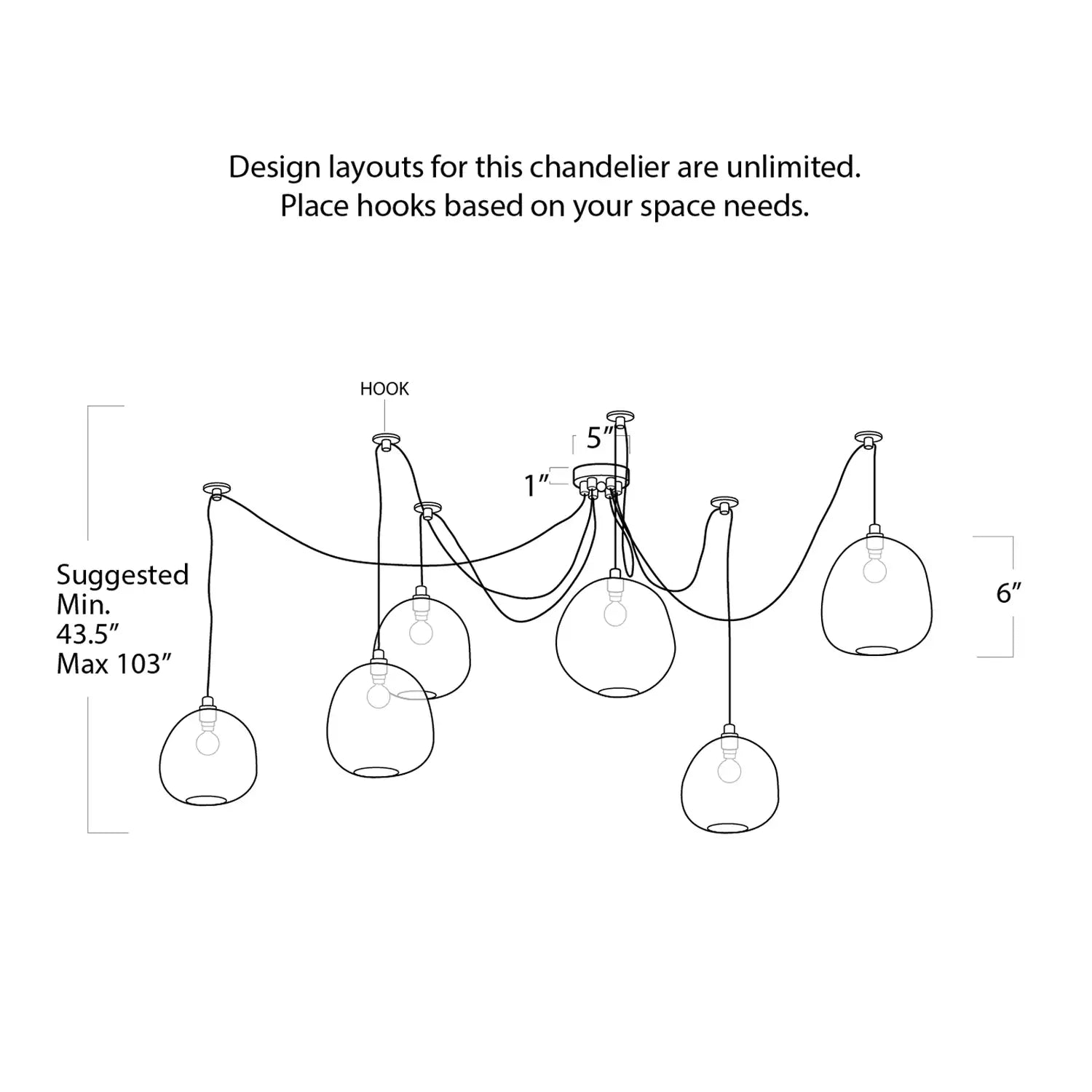 Regina Andrew, MOLTEN SPIDER, CHANDELIER LIGHT