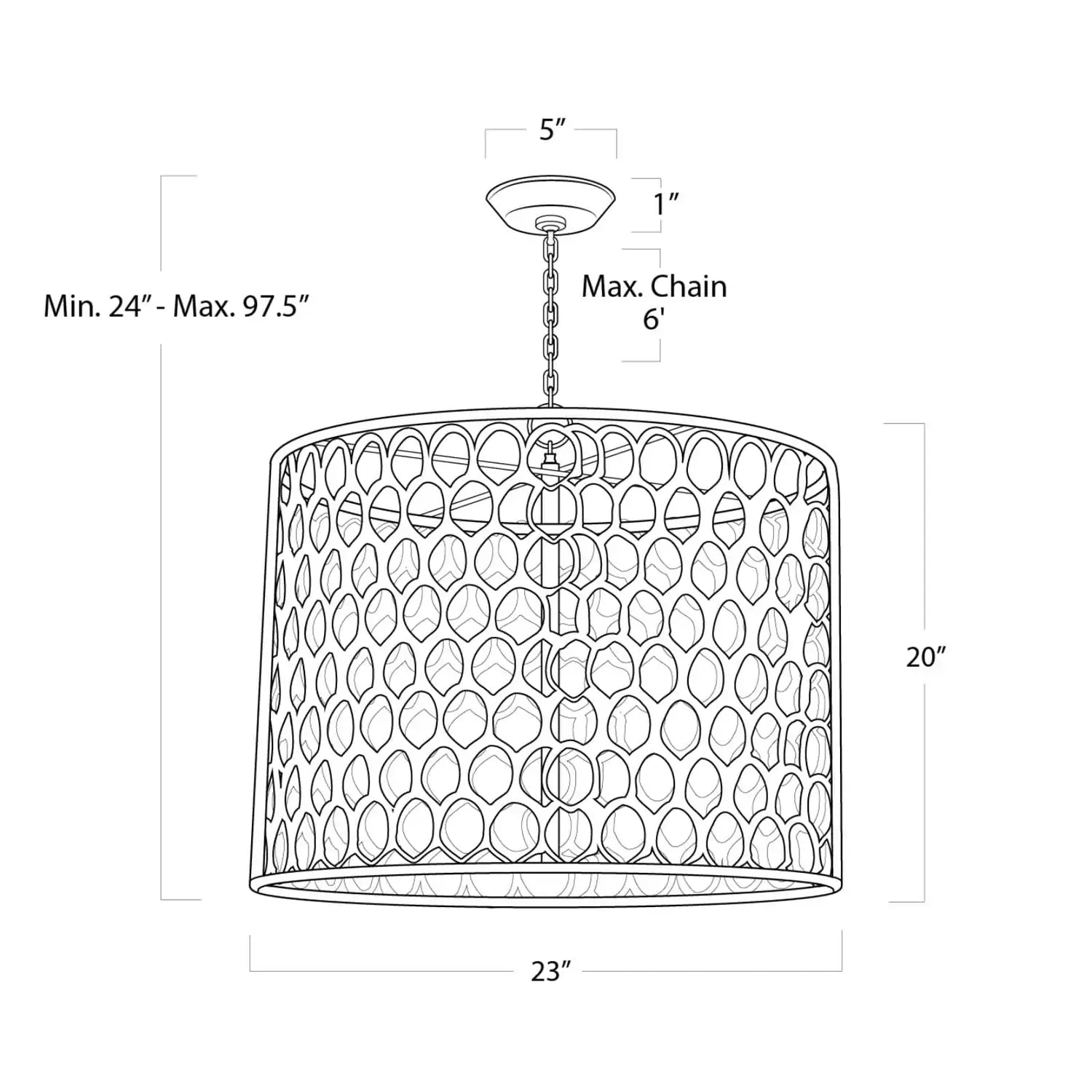 Regina Andrew, CABANA CHANDELIER, CHANDELIER LIGHT