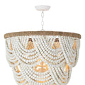 Regina Andrew, LORELEI WOOD BEAD CHANDELIER, CHANDELIER LIGHT