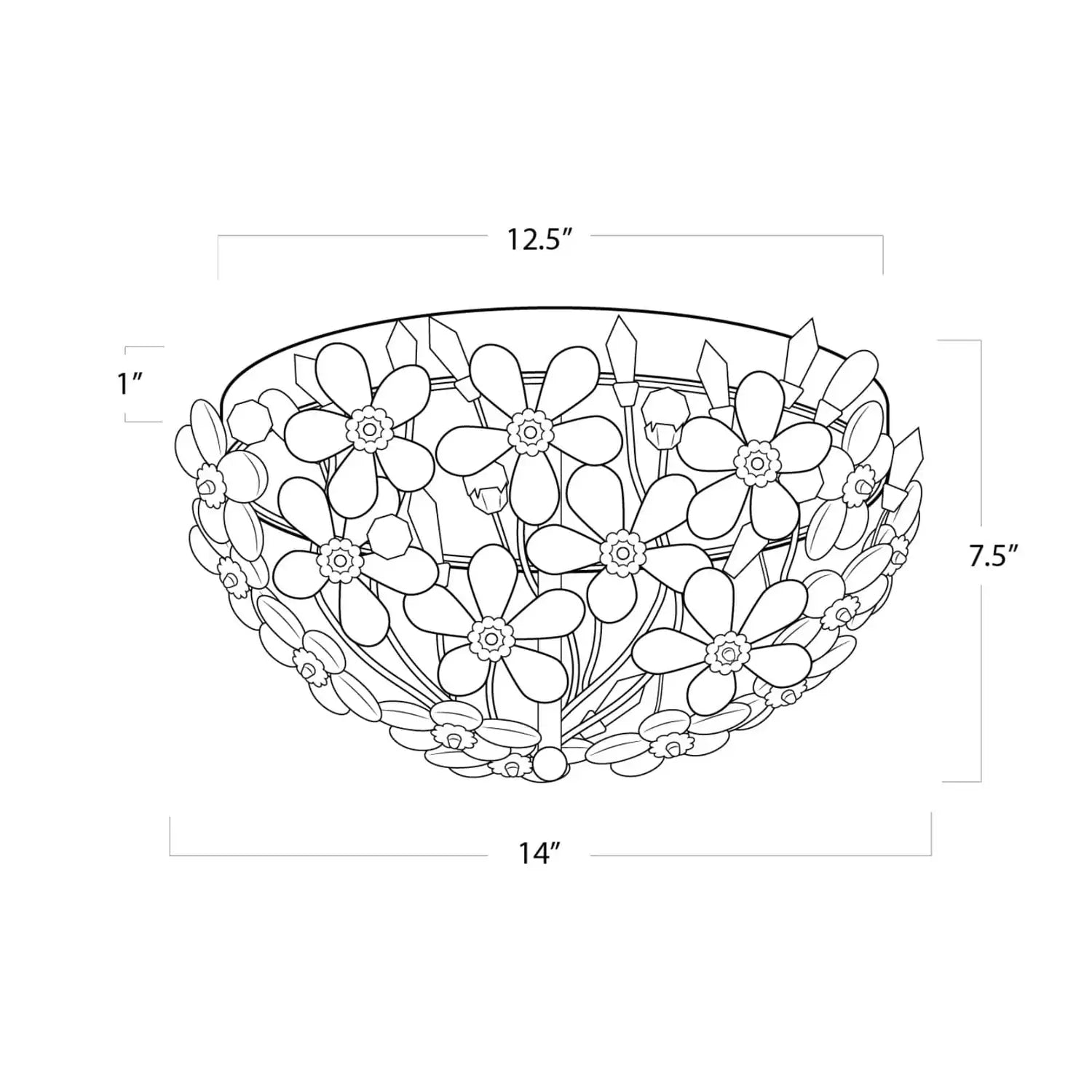 Regina Andrew, CHESHIRE FLUSH MOUNT, FLUSH MOUNT CEILING LIGHTS