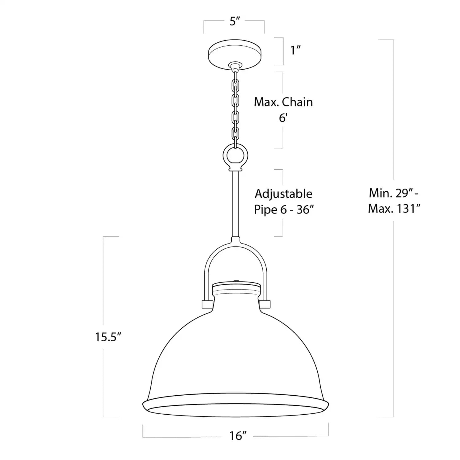 REGINA ANDREW, ELOISE CERAMIC PENDANT, PENDANT LIGHT