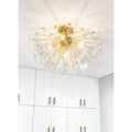 REGINA ANDREW, POPPY GLASS SEMI FLUSH MOUNT, FLUSH MOUNT CEILING LIGHTS