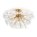 REGINA ANDREW, POPPY GLASS SEMI FLUSH MOUNT, FLUSH MOUNT CEILING LIGHTS