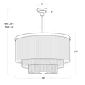 REGINA ANDREW, CABARET FRINGE CHANDELIER, CHANDELIER LIGHT