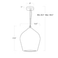 REGINA ANDREW, GEORGIAN PENDANT, PENDANT LIGHT