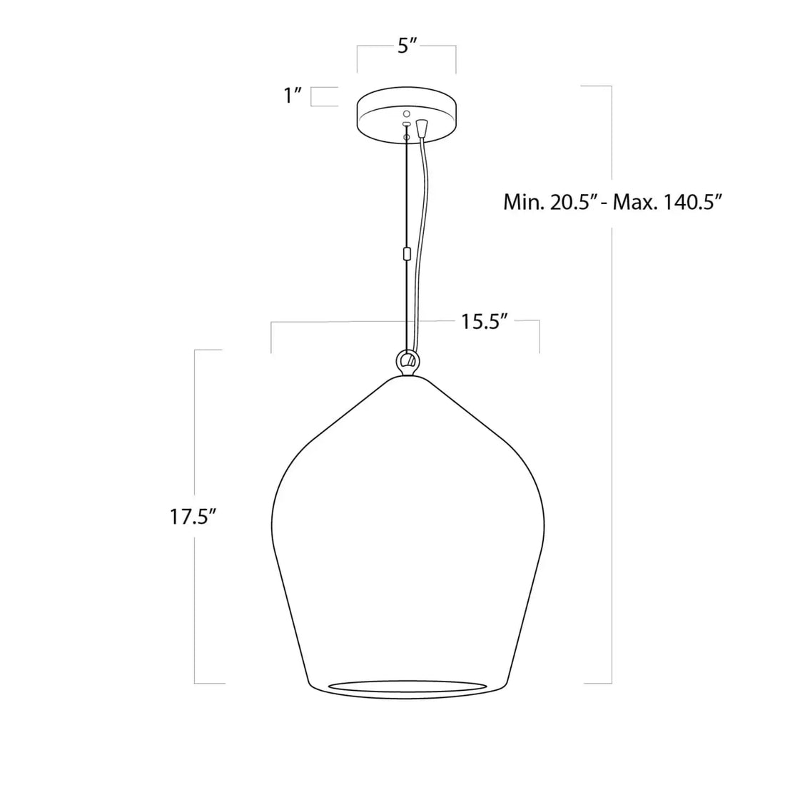 Regina Andrew, GEORGIAN PENDANT, PENDANT LIGHT