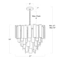 Regina Andrew, GLACIER CHANDELIER, CHANDELIER LIGHT